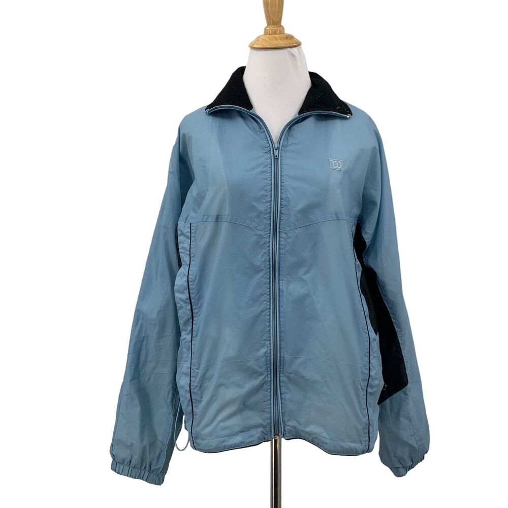 Vintage Wilson Windbreaker Jacket Womens M Medium Up Waterproof Warm Up Zip